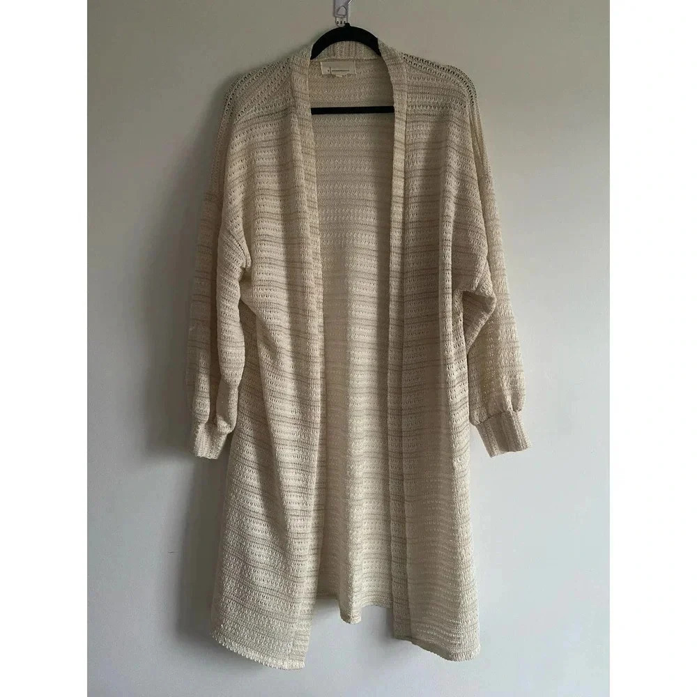 Anthropologie‎ Open Front Long Cardigan